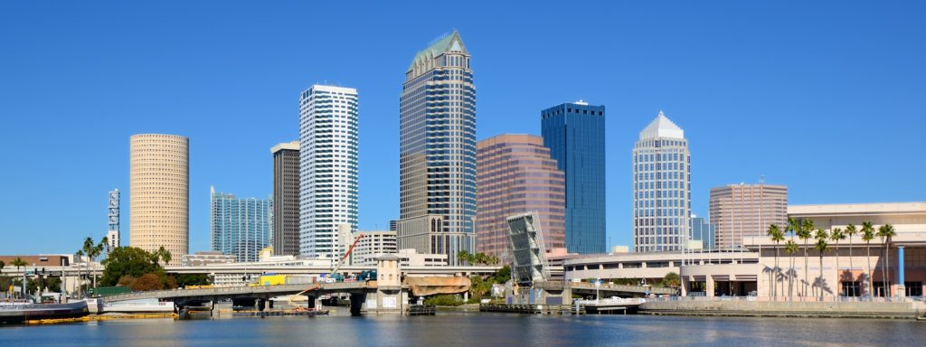 skyline of downtown Tampa, Florida